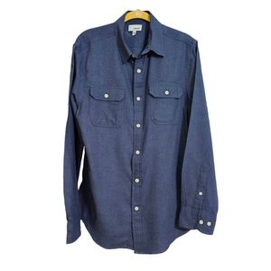 SONOMA Men's Blue Button-down Long Sleeve Shirt M